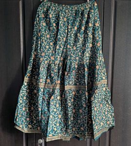 Elegant Green Sharara Kurta Set