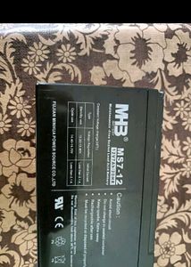 MH3 MS7-12 12V7Ah/20HR Battery
