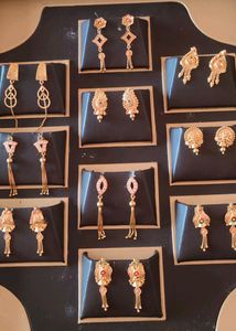 Pure Kdm 916 Gold Earrings From Our Shop