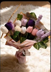 Crochet Tulip Bouquet