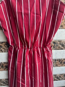 Striped Midi Dress