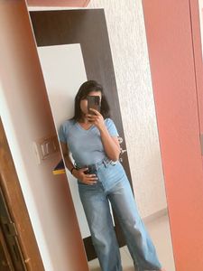 H&amp;M Wide leg jeans 🤍