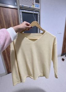Yellow Long Sleeve Top