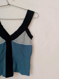 Imported Crop Ribbed Tank Top.