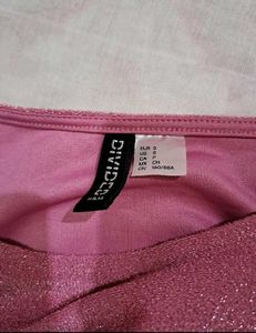 Brand New (H&amp;M) Pink Sparkle Dress