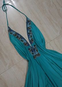 Vintage Beaded Long Dress