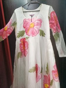Lovely Floral Suit Set With Dupatta