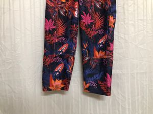 Blue Printed Leggings