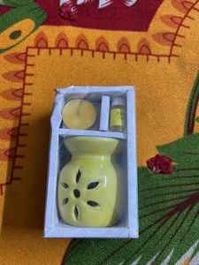 Yellow Ceramic Aroma Diffuser Set