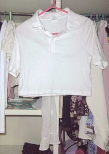 ✨💗White Korean Crop Top 💗✨