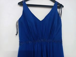 Navy Blue Gown With Designer Back