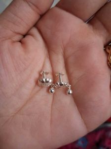 Silver Flower Earrings