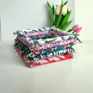 Unique colours handmade fabrics bangles