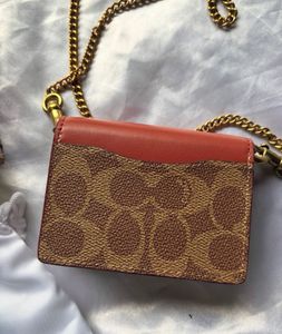 Coach Color Block Card Case