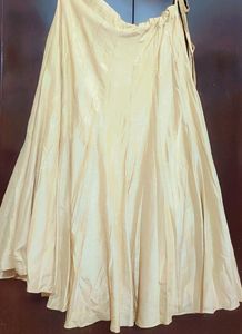 Light Orange Kurta &amp; Golden Skirt With Dupatta 40