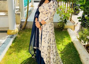 Floral Print Salwar Kameez Suit