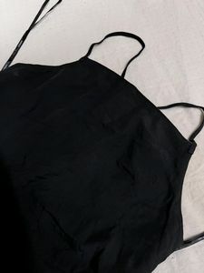 Forever 21 Black Backless Dress