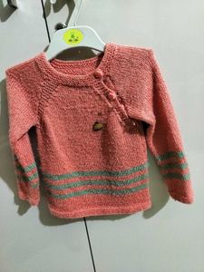 Two Knitted Woolen Sweater And PantFor Baby Boy