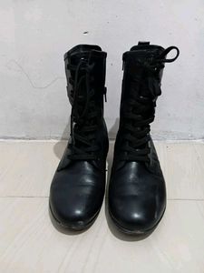 Black Leather Boots