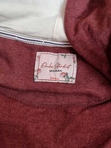 Cool Maroon Zip-Up Hoodie