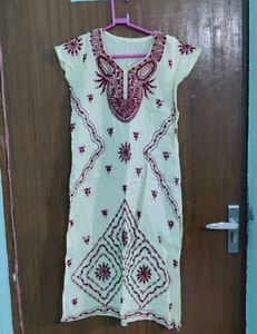 Rose Embroidery Kurti