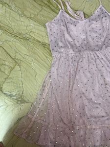 Sparkly Pink Mini Dress