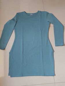 Cute Blue Long Sleeve Top
