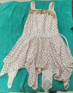 Peach Color Dress For Girl