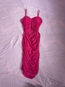 Pink Bodycon Mini Dress
