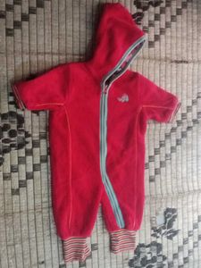 Adorable Red Baby Romper