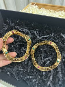 Gold-toned Bangle/kada Set