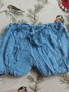 Blue Dotted Shorts