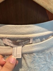 Embroidered Cream Top