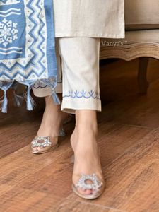 Women&#39;s Katha Cotton Kurta and Pant Set💙😍