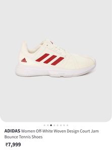 Adidas Womens Woven Design Court Jam BOUNCE
