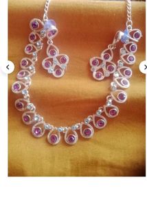 Rose Gold Polished Necklace Without Earrings