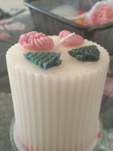 new Festive Christmas scented piller Candle