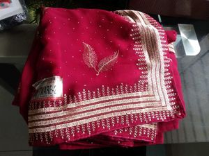 Saree With Blouse Piece