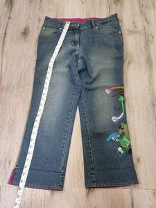 Sc2187 Nirwana Capri Jeans Waist 28