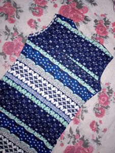Patterned Sleeveless Top