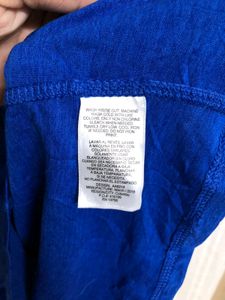 Adidas Blue Long Sleeve Hoodie