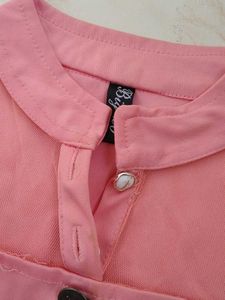 Fancy Peach Crop Top