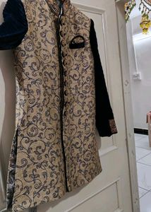 Khalhi + Navy Blue Jodhpuri