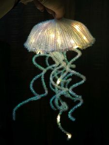 Big Jellyfish Handmade Fairycore Lamp