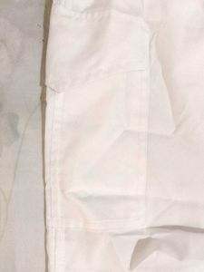 White Cargo Pants