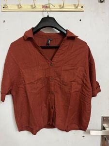 Westside Oversized crop shirt