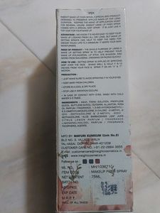 Insight Makeup Fixer Spray Nonsticky
