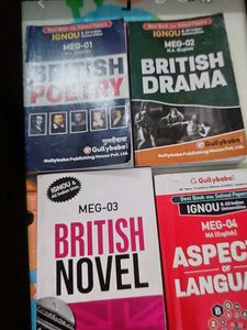 IGNOU MA english Meg1,2,3,4 Help Guide