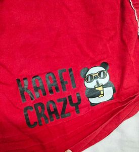 Red Graphic Shorts