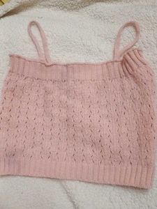 Pink Knit Cardigan